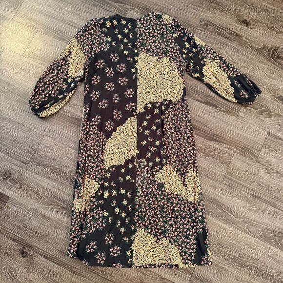 Kachel Anthropologie Joanna Floral Midi Dress - Picture 10 of 10